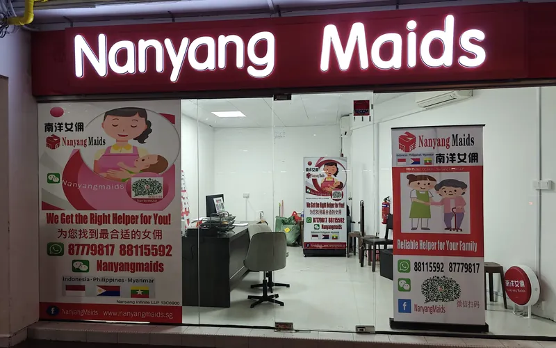 Nanyang Maids shopfront at Blk 431 Clementi Avenue 3